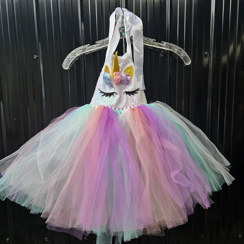 Sparkling Unicorn Tutu Costume for Kids